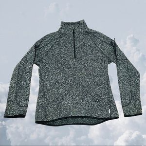 Avalanche zip outdoor gray sweater arm pocket